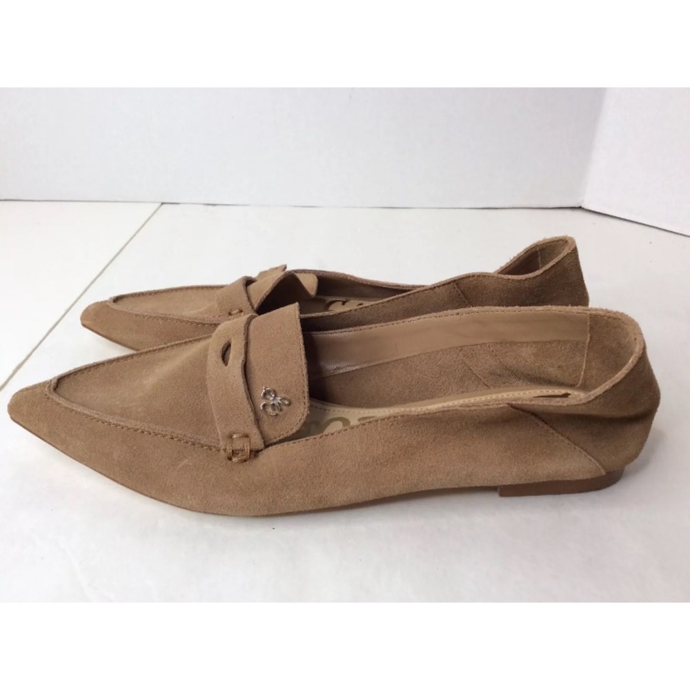 Sam Edelman Robbie Tan Suede Flats Loafers Shoes 6 - Picture 3 of 8